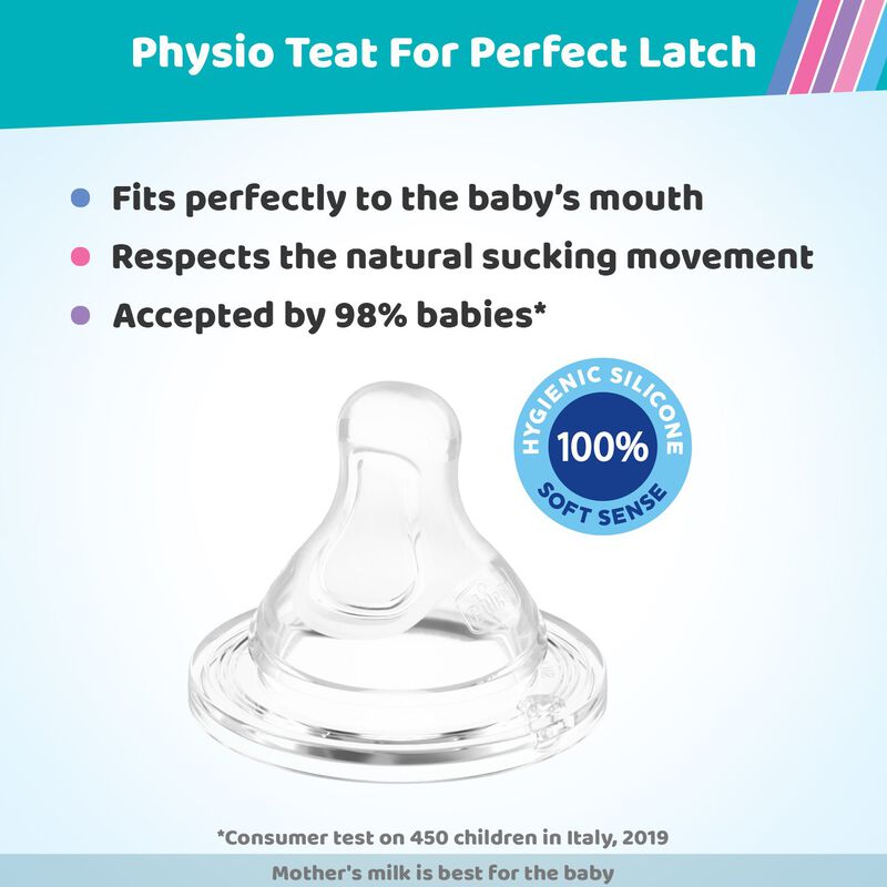 perfect5 Feeding Bottle (150ml, Slow) (Blue) image number null